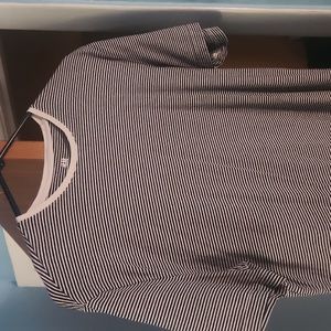 H&M Horizontal Striped Shirt Slim Fit